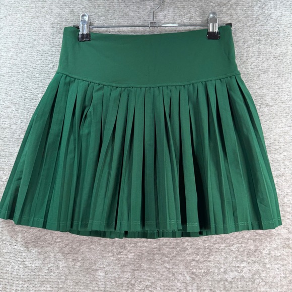 JoyLab Pants - JoyLab Skort Pleated Mini Recycled Polyester Stretch XS Green Tenniscore‎